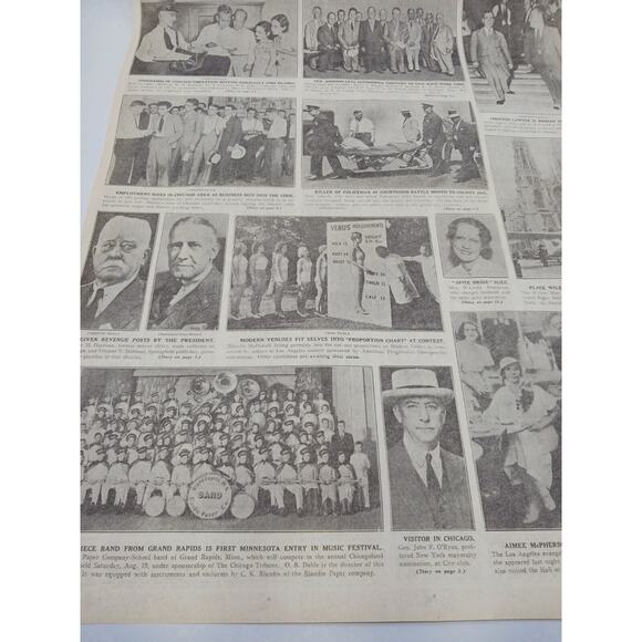 1933 Roosevelt Code Blanks Gen Johnson Automobile Industry Walter Chrysler Plane - Picture 8 of 16